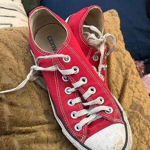 Converse Red Athletic Shoes